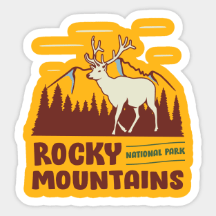 Rocky Mountains National Park Sticker
